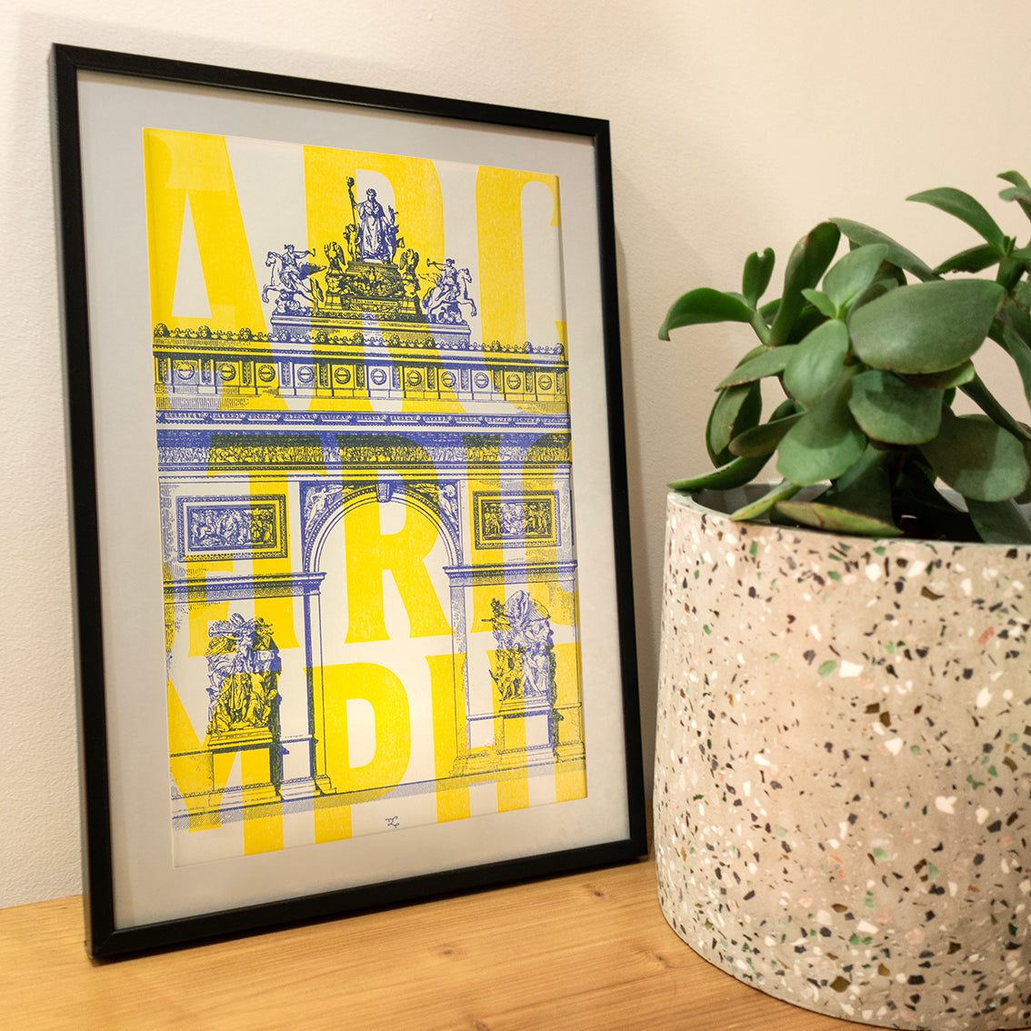 Affiche Paris Pop - L'Arc de Triomphe (21x30cm)