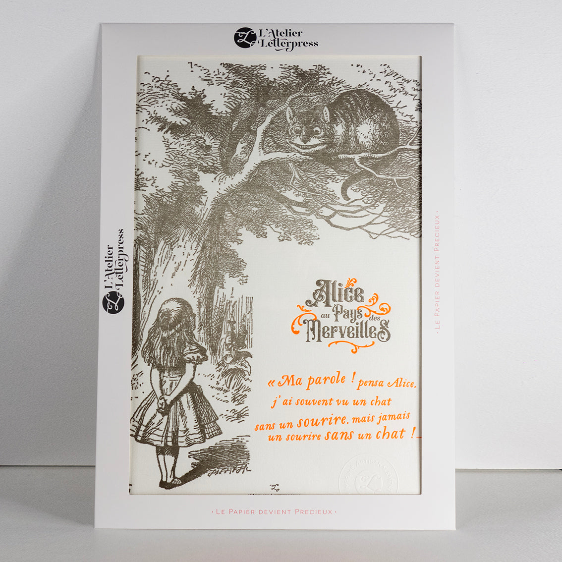 Affiche Alice - Le Chat Cheshire (21x30cm)