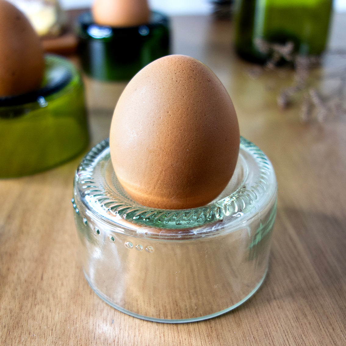 Upcycled Egg Cup - Transparent