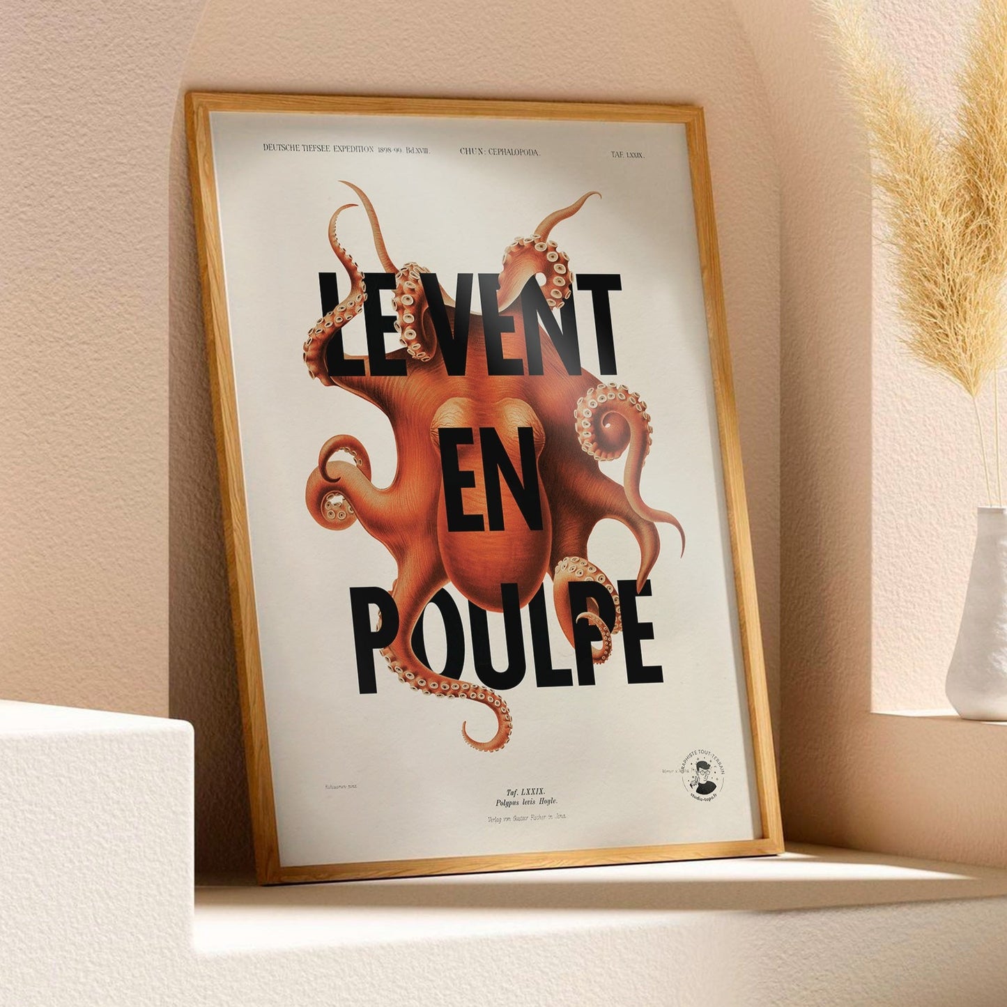 Affiche Le Vent En Poulpe (21x30 cm)